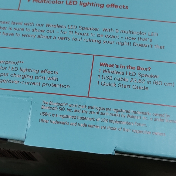 🎶NEW Portable Wireless Bluetooth Speaker by Onn - Picture 9 of 13